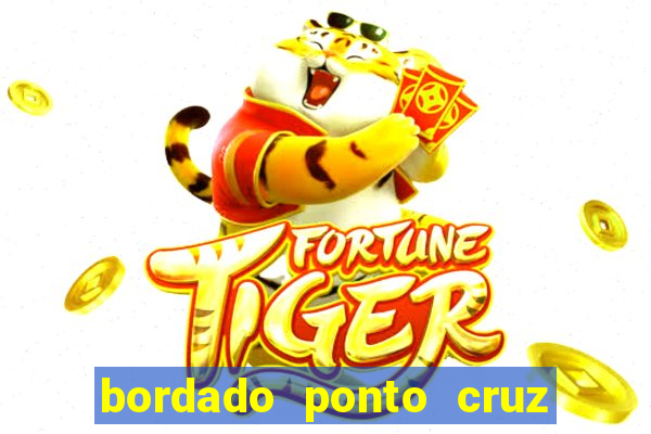 bordado ponto cruz do corinthians